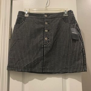 Black and white skirt